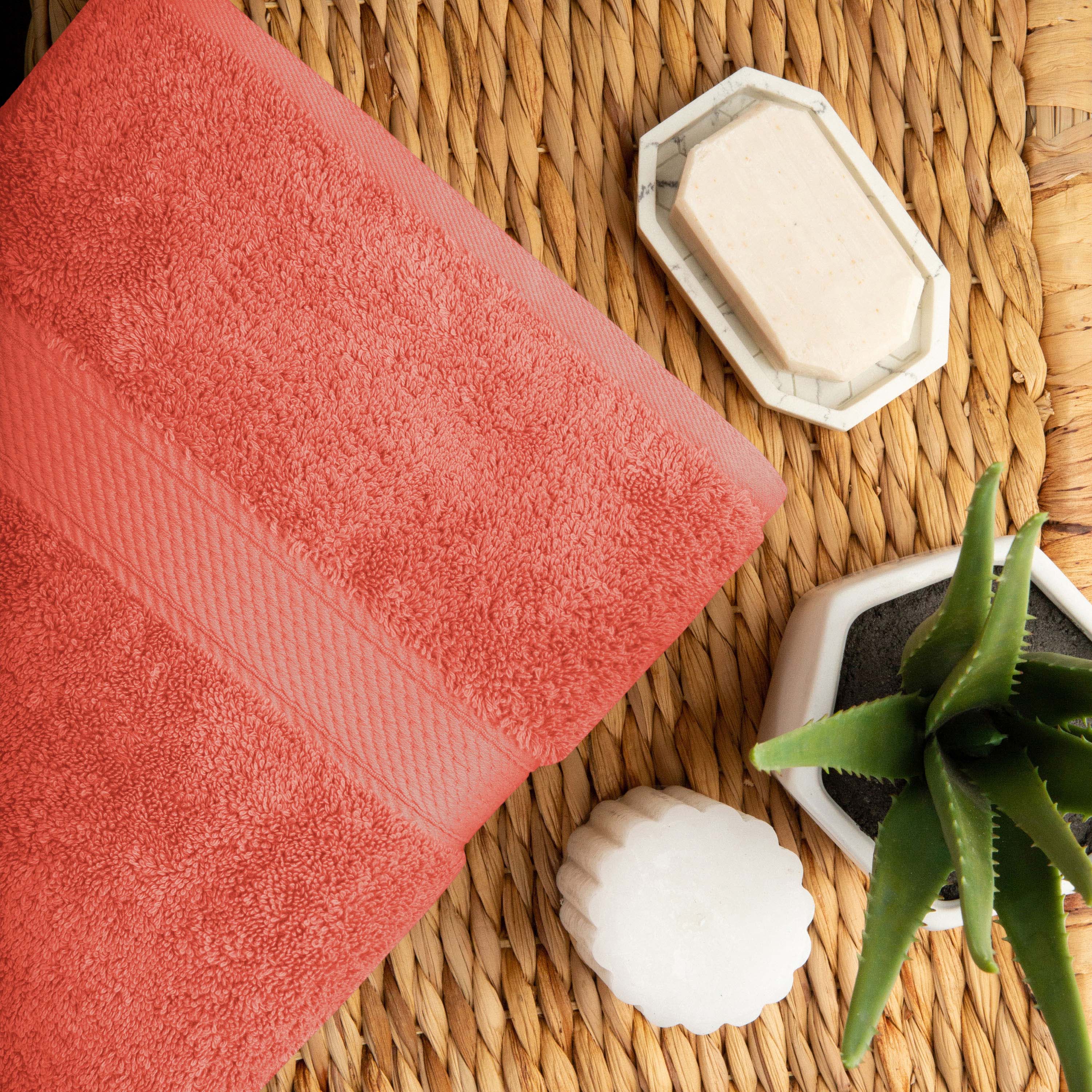 Premium 8-Piece Egyptian Cotton Towel Set - Ultra Soft, Heavyweight & Plush for Bath, Spa & Luxury Home Decor