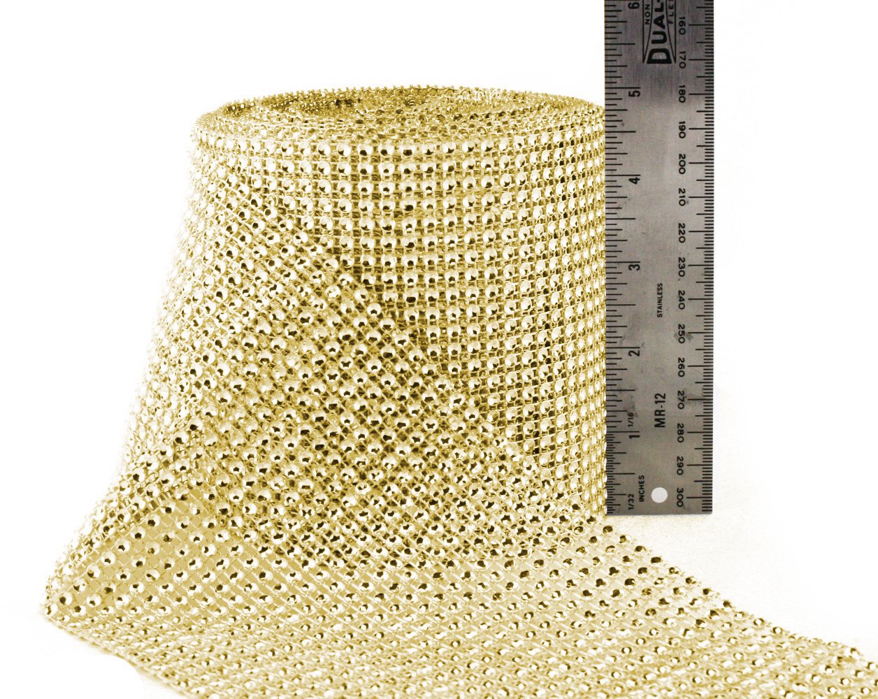 Sparkling Rhinestone Mesh Ribbon - 4.75