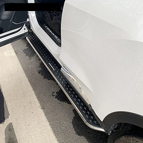 Durable Aluminum Running Boards & Side Steps Nerf Bars for Toyota Harrier Venza 2021 2022+ | Heavy-Duty Off-Road Protection & Easy Step Access for SUV Adventures
