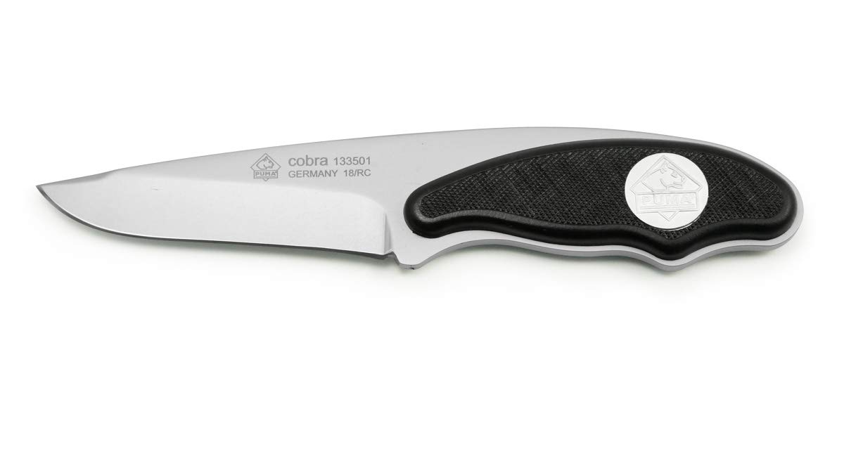 Puma Cobra German Made Hunting Knife with Genuine Leather Sheath - Outdoor Survival, Camping & Bushcraft Essential