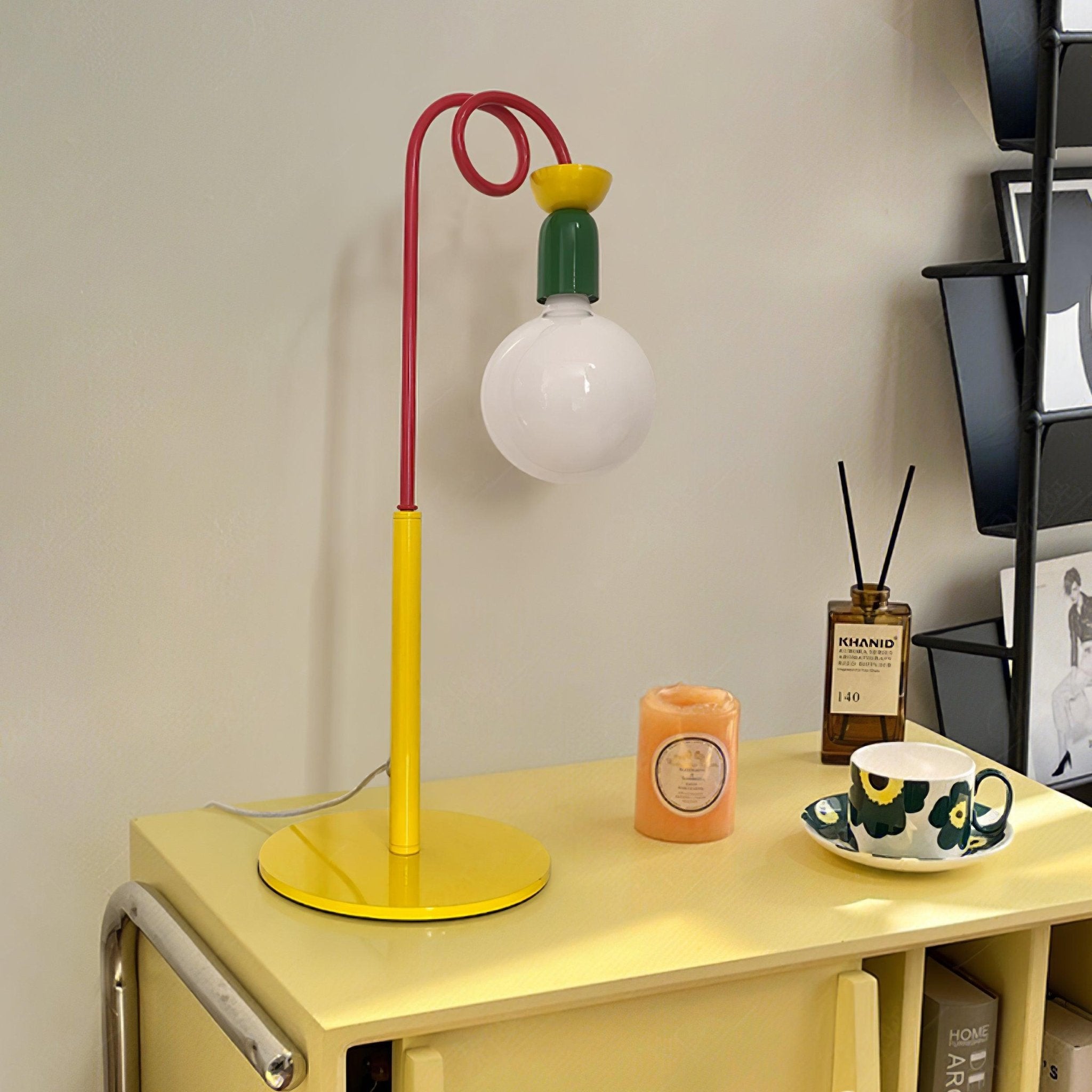 Circulo Play Table Lamp - Modern LED Night Light for Kids Bedroom, Nursery & Playroom - Soft Glow for Reading & Sleep Time