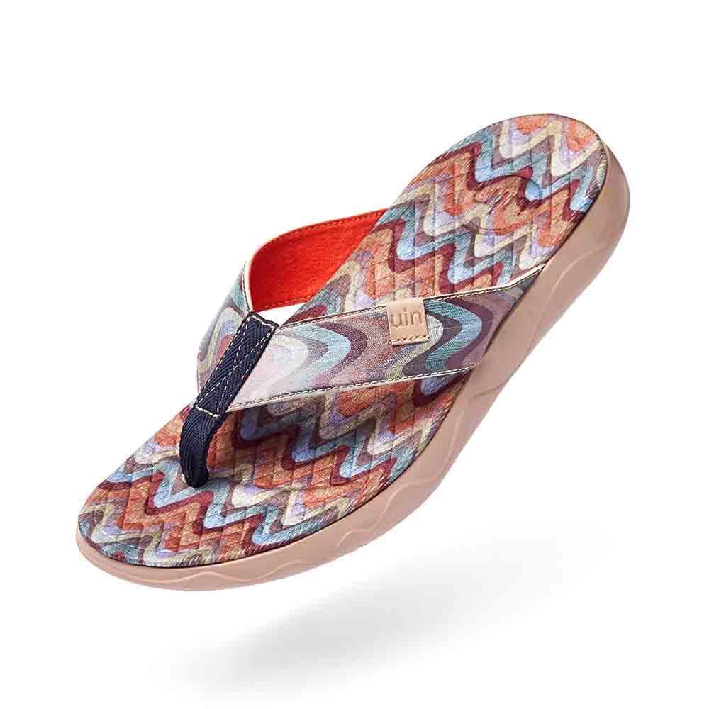 Mountains Men Majorca Flip Flops - Comfortable Beach Sandals for Summer, Outdoor & Travel | Perfect for Pool, Vacation & Casual Wear
