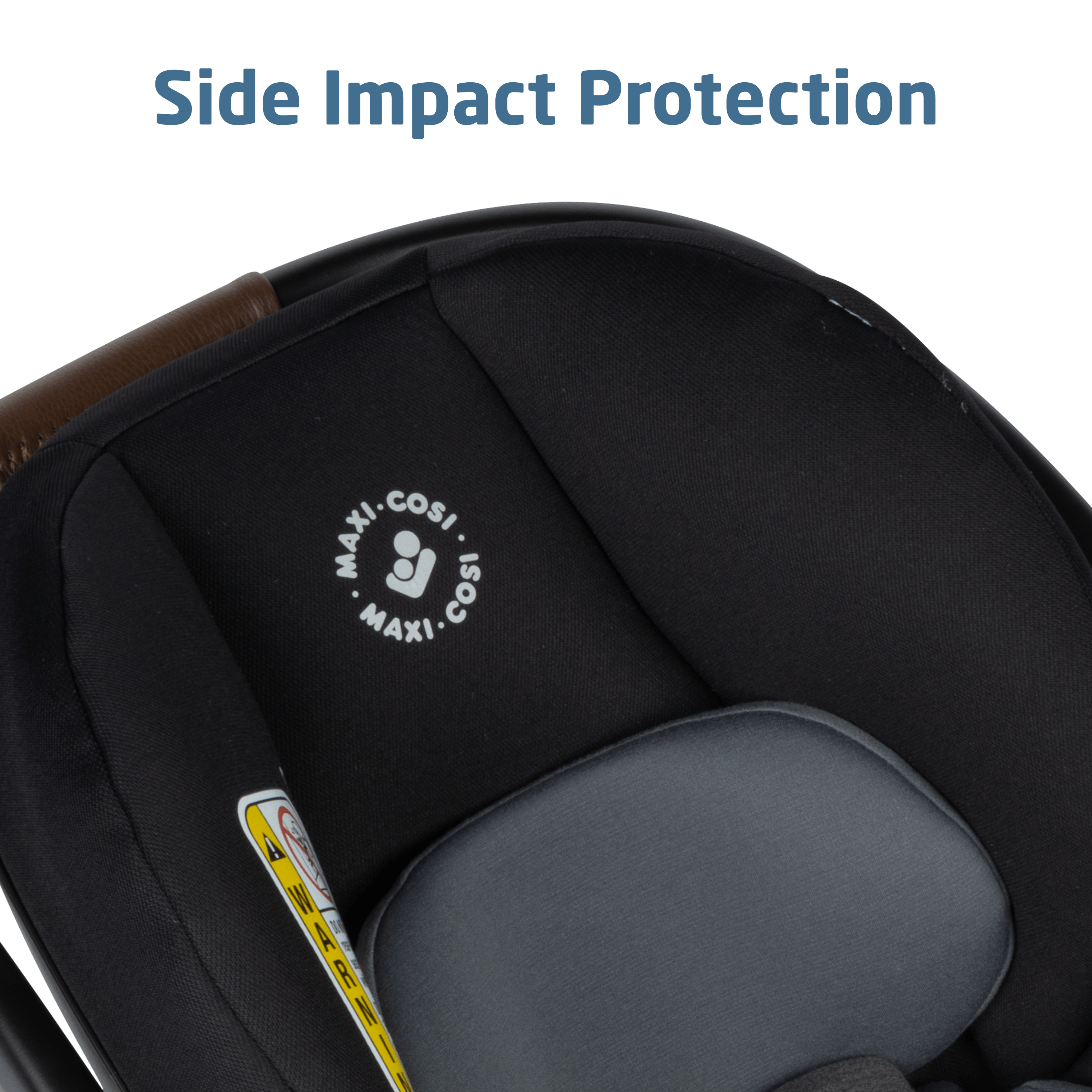 Maxi Cosi Mico Luxe Infant Car Seat - Vegan Leather Grip - Lightweight & Safe Baby Carrier for Newborns - Perfect for Travel, Shopping & Family Outings
