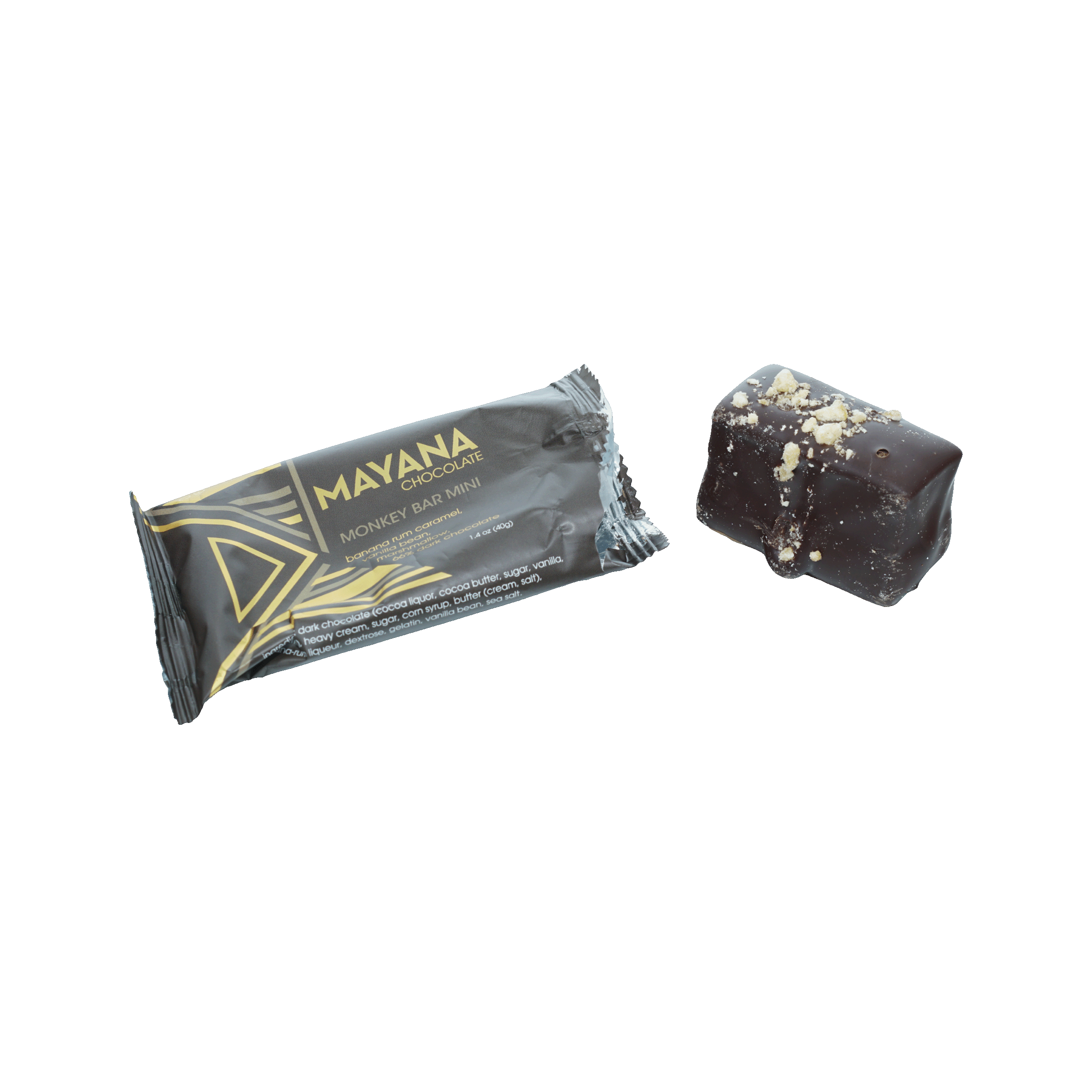 Organic Mayana Chocolate Mini Monkey Bars - Vegan, Gluten-Free, Non-GMO Snack for Kids & Adults - Perfect for Lunchboxes, Hiking & Healthy On-the-Go Treats