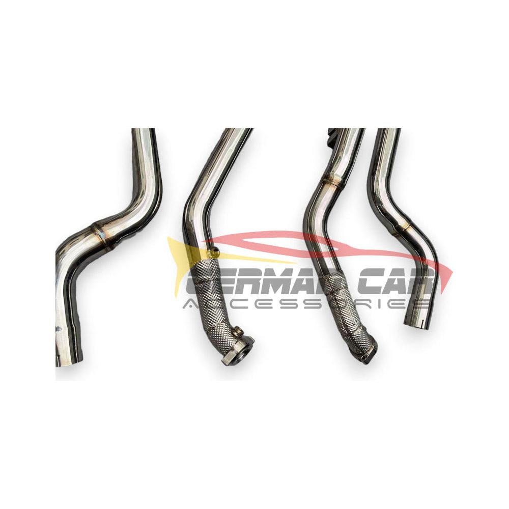 2009-2011 Mercedes E500 E550 Performance Downpipes - W212 Model Stainless Steel Exhaust Upgrade for Enhanced Power & Sound | Perfect for Racing & Street Performance