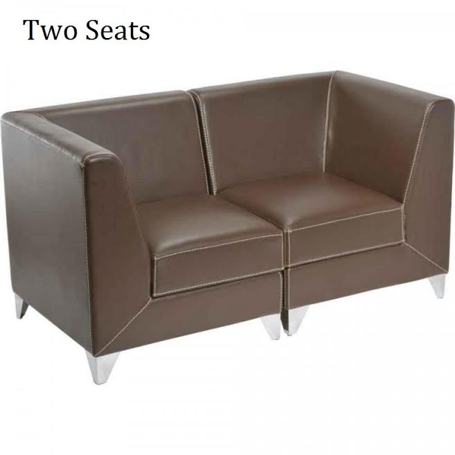 Magic Cube Waiting Bench - 2, 3 or 4 Seats Modern Lounge Seating for Office, Clinic, or Hotel Lobby