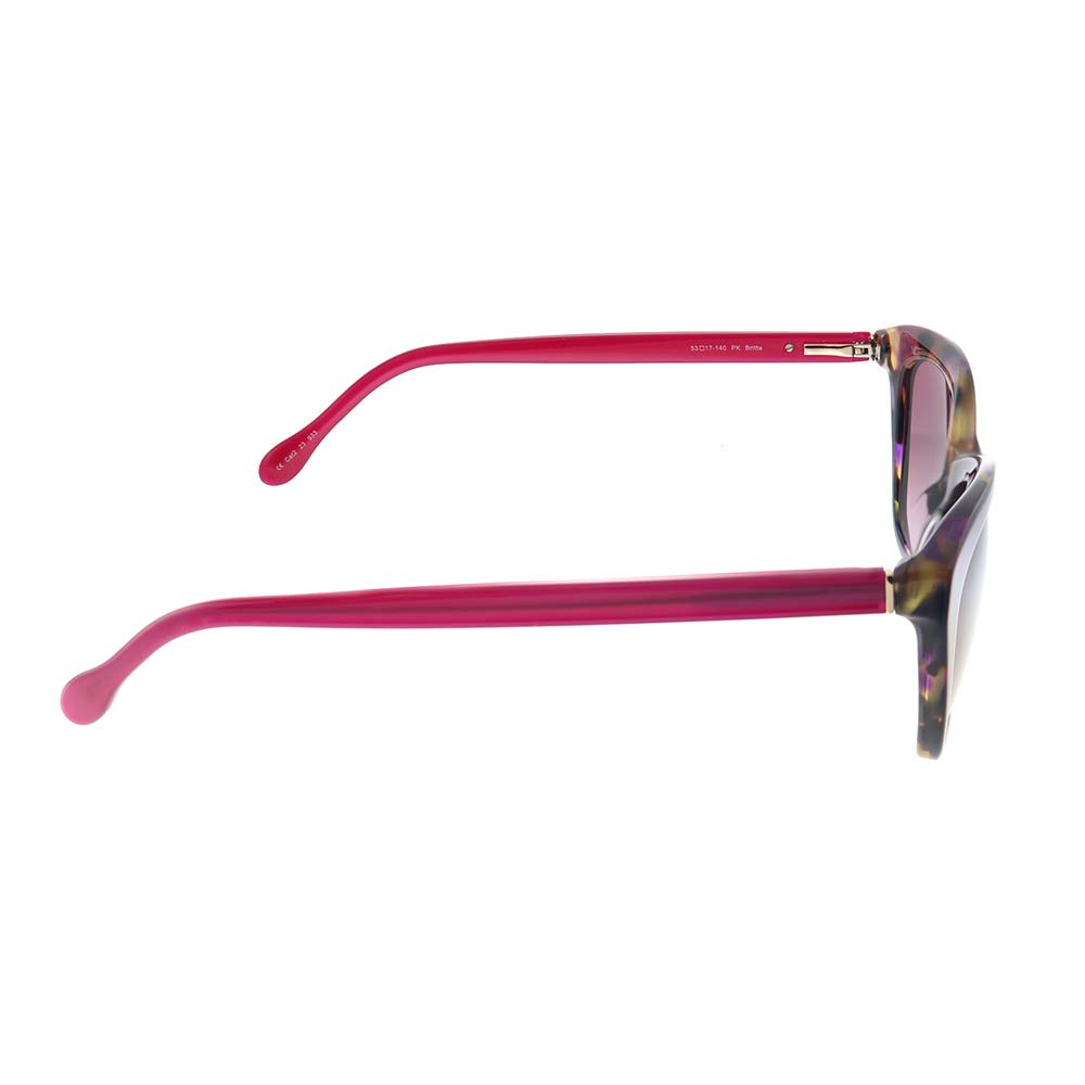 Lilly Pulitzer Britta Pink Tortoise Sunglasses for Women – Stylish UV Protection Shades for Beach, Driving & Outdoor Activities