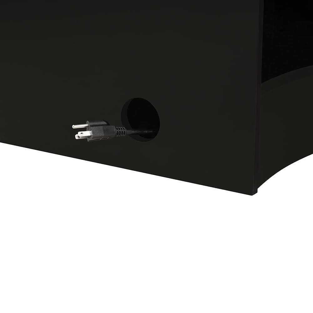 Modern LED Illuminated Curved Reception Desk - Contemporary Round Front Office Counter with Janus Design | Perfect for Hotel Lobbies, Corporate Offices & Luxury Reception Areas