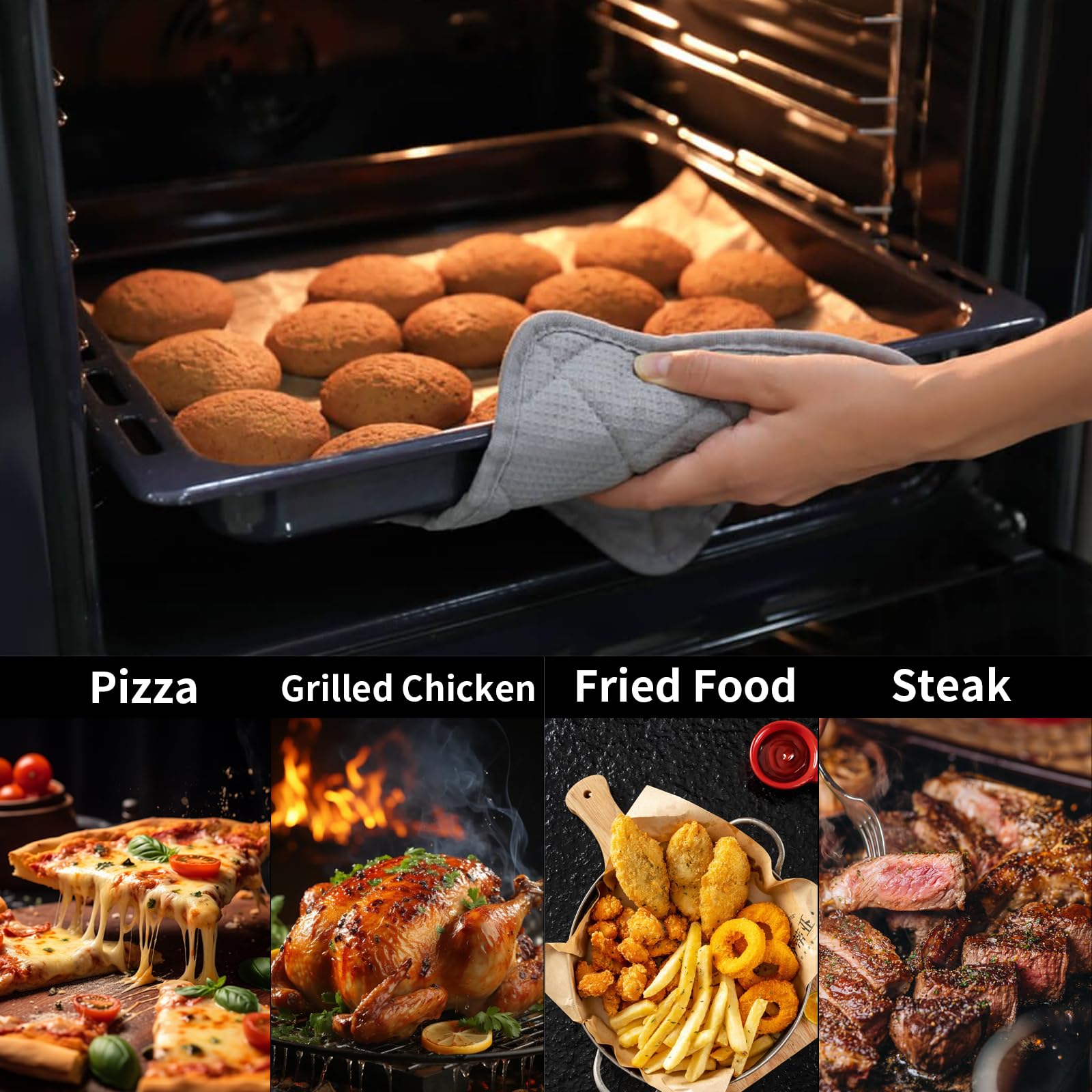 100Pcs Unbleached Air Fryer Liners for Cuisinart - Pre-Cut Parchment Paper Sheets, Disposable Non-Stick Accessories for Air Fryer & Toaster Oven | Perfect for Healthy Cooking, Baking, and Easy Cleanup