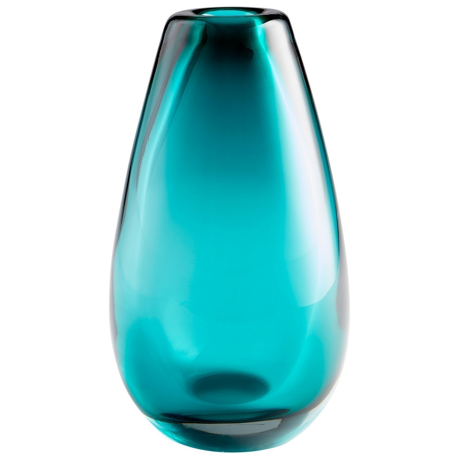 Cyan Design 09494 Large Blown Glass Ocean Vase in Blue - Perfect for Coastal Home Decor, Beach Wedding Centerpieces & Modern Living Room Accents