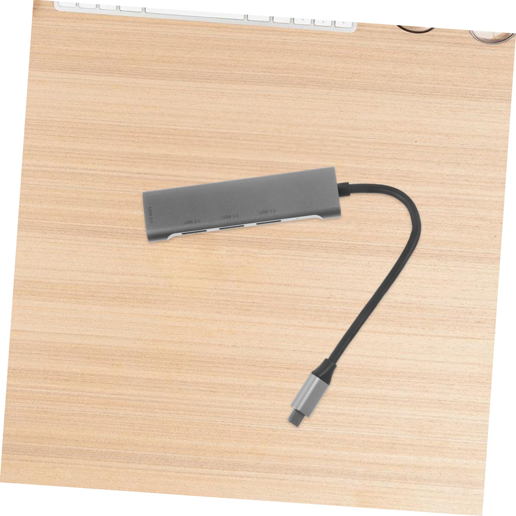 4-Port USB-C Hub for Fast Charging & Data Transfer - Aluminum Alloy Design for Laptop & PC