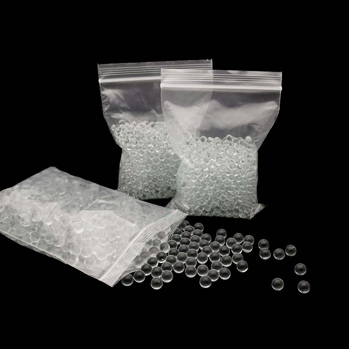 1000Pcs Clear Glass Beads - 1mm Solid Round Lab Beads for Science Experiments & DIY Crafts | Boiling Stones, Jewelry Making, Vase Filler, Decorative Projects