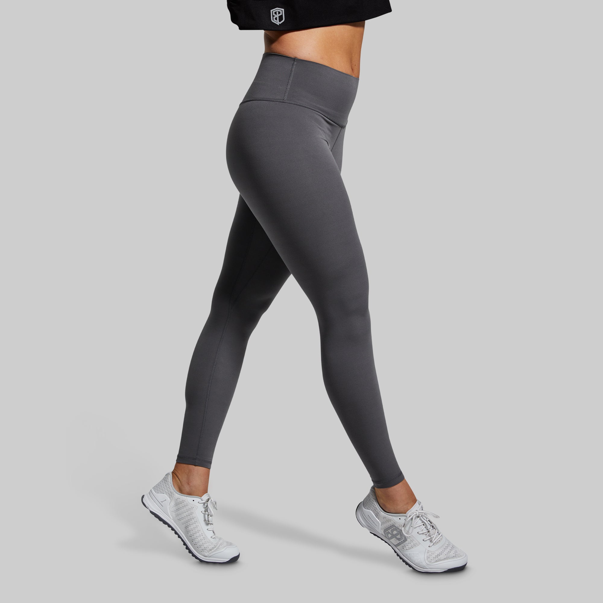 High-Waisted Inspire Legging in Gunmetal - Perfect for Yoga, Running & Workouts | Women's Fitness & Activewear