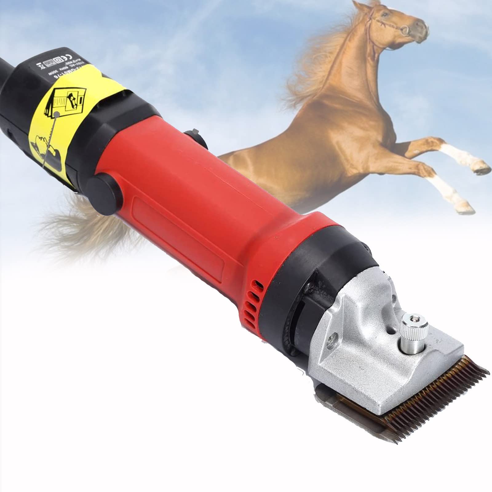 6-Speed Electric Sheep Clippers for Horses, Cattle, Dogs - Professional Pet & Livestock Grooming Shears with Quiet Motor - Perfect for Farm, Ranch & Home Animal Hair Trimming