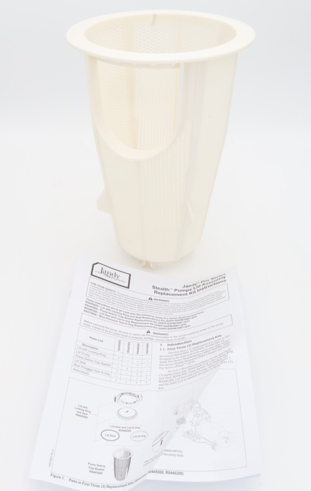 Jandy ePump Replacement Basket R0445900 - Compatible with Jandy ePump Series - Durable Pool Pump Basket for Efficient Water Filtration - Perfect for Pool Maintenance & Spa Equipment Repair