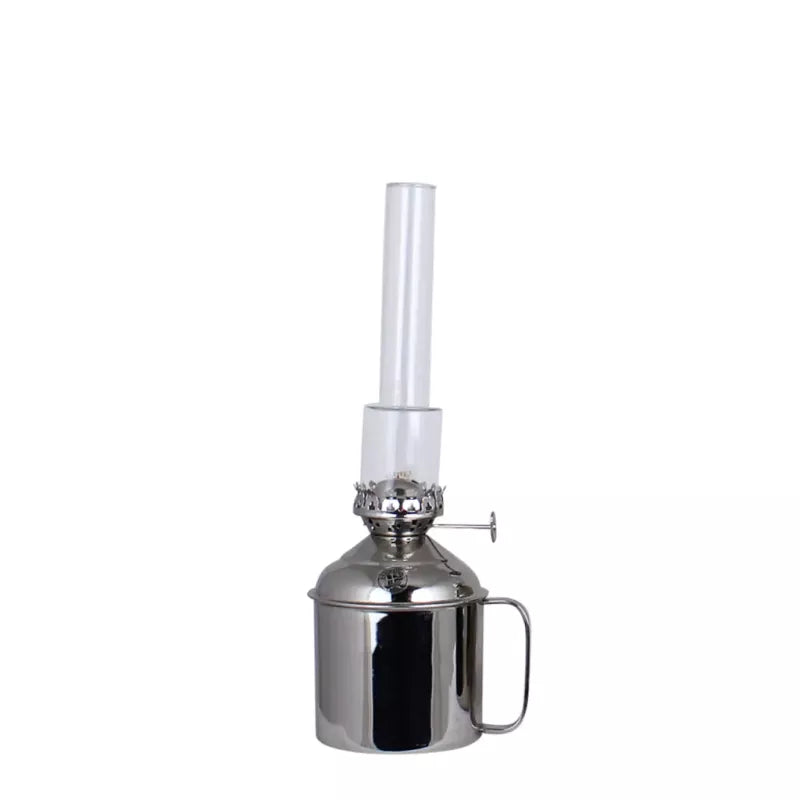 Fotogenlampa Linné Nickel - Vintage Style Oil Lamp for Home Decor, Camping & Outdoor Lighting