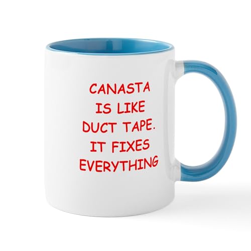 White/Blue Inside - Canasta Mugs