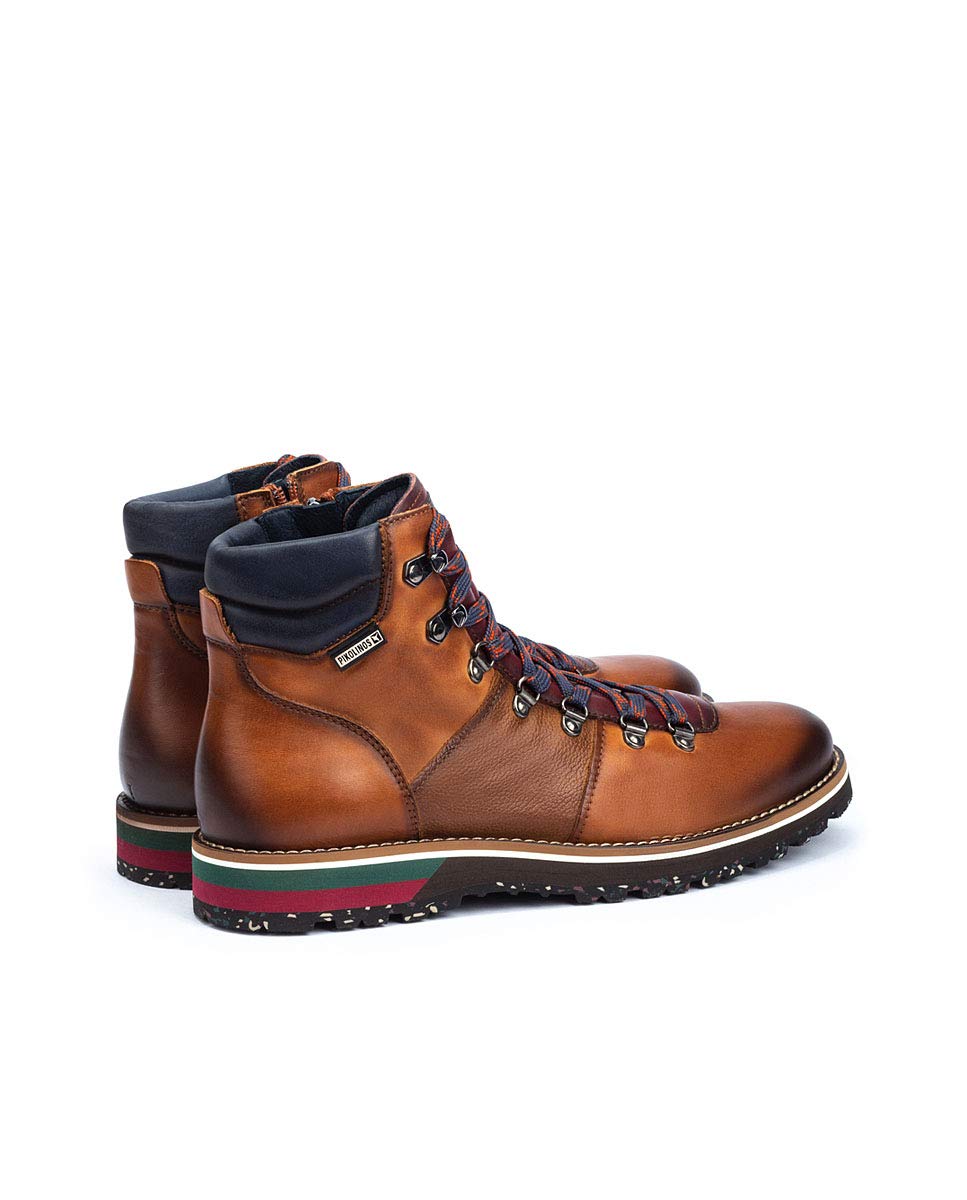 PIKOLINOS Men's Pirineos Leather Ankle Boots - Comfortable & Stylish for Casual Wear, Outdoor Hiking & Everyday Use