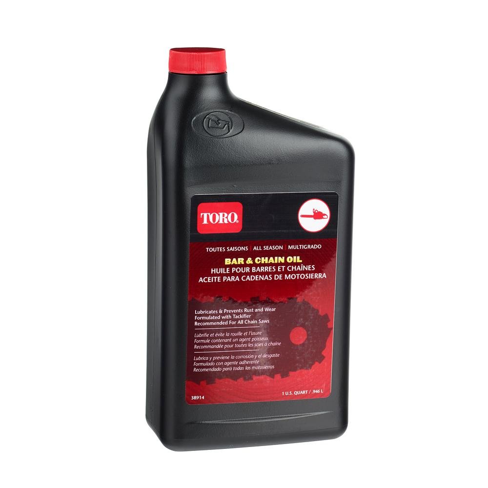 Toro 38914 Premium Chainsaw Oil - 16 oz Bottle for Gas & Electric Chainsaws - High Performance Lubricant for Smooth Cutting - Ideal for Wood Cutting, Logging & Forestry Work