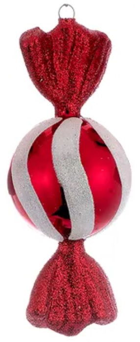 6 Pack Shatterproof Red and White Candy Canes - Christmas Tree Ornaments for Holiday Decorations, Party Favors, and Festive Home Decor