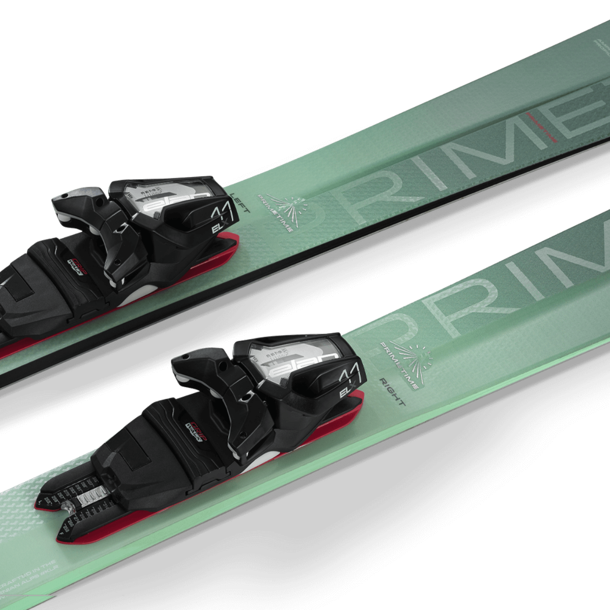 Elan PRIMETIME N°4+ W PS Ski with ELX11.0 DB331623 Binding 2025 - Perfect for Alpine Skiing and Mountain Adventures