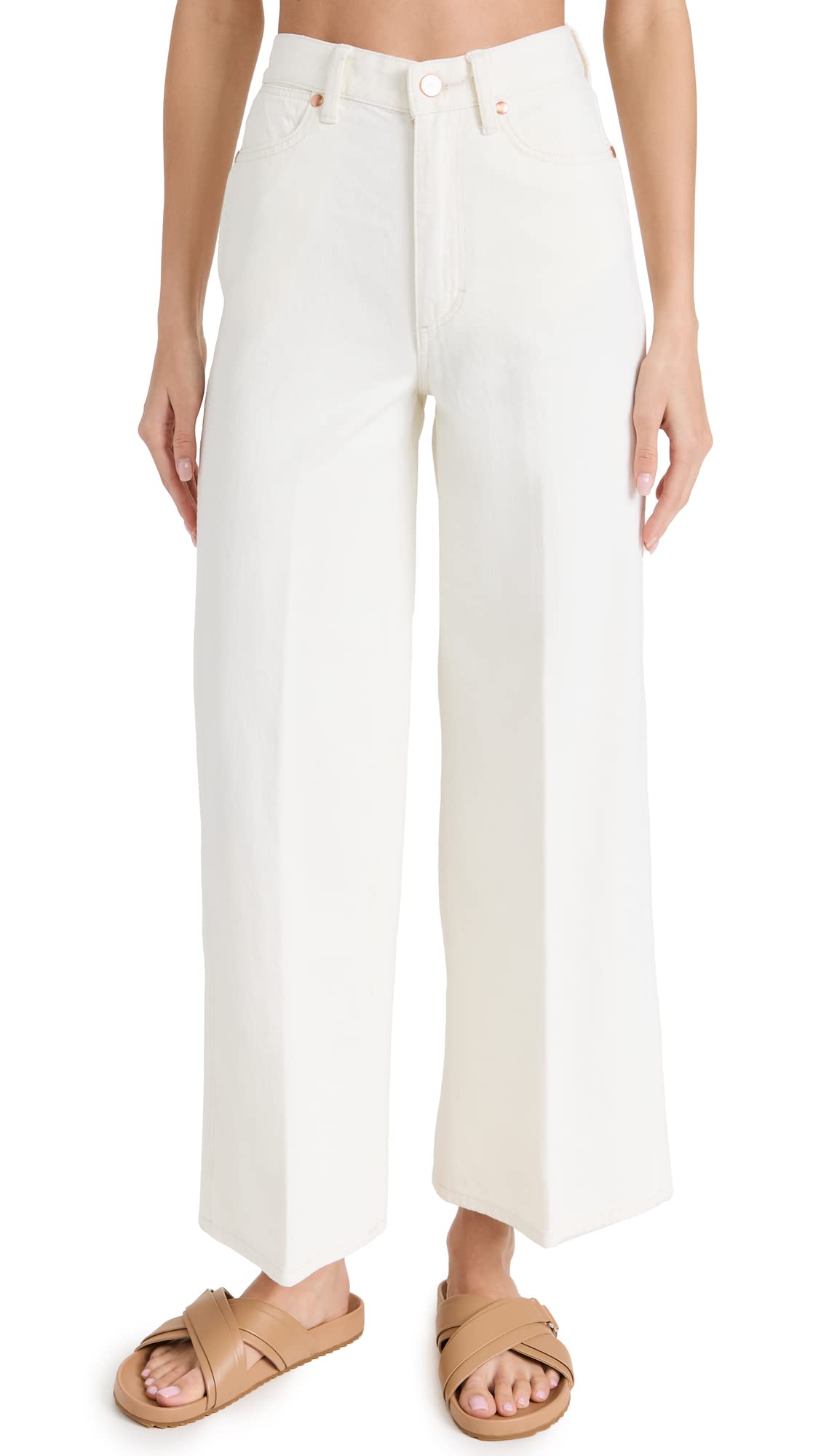 Wrangler Women's Worldwide High Rise Wide Leg Jeans - Comfortable Stretch Denim Pants for Casual Wear & Everyday Outfits | Perfect for Work, Travel & Weekend Style