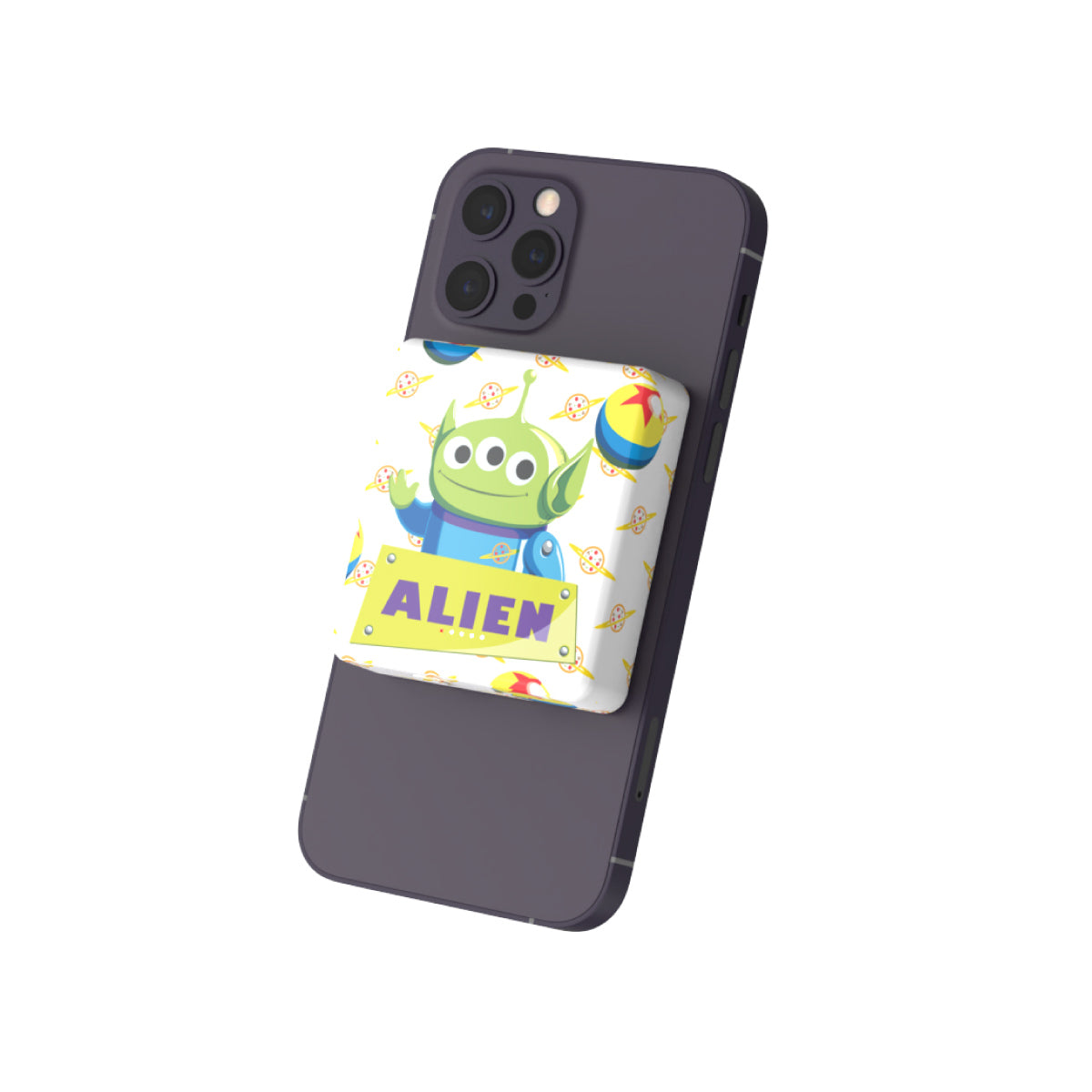 Limited Edition Toy Story Magnetic Wireless Power Bank - Hello Alien Design | Portable Charger for iPhone, Android, Smartphones | Perfect for Travel, Work & Outdoor Adventures