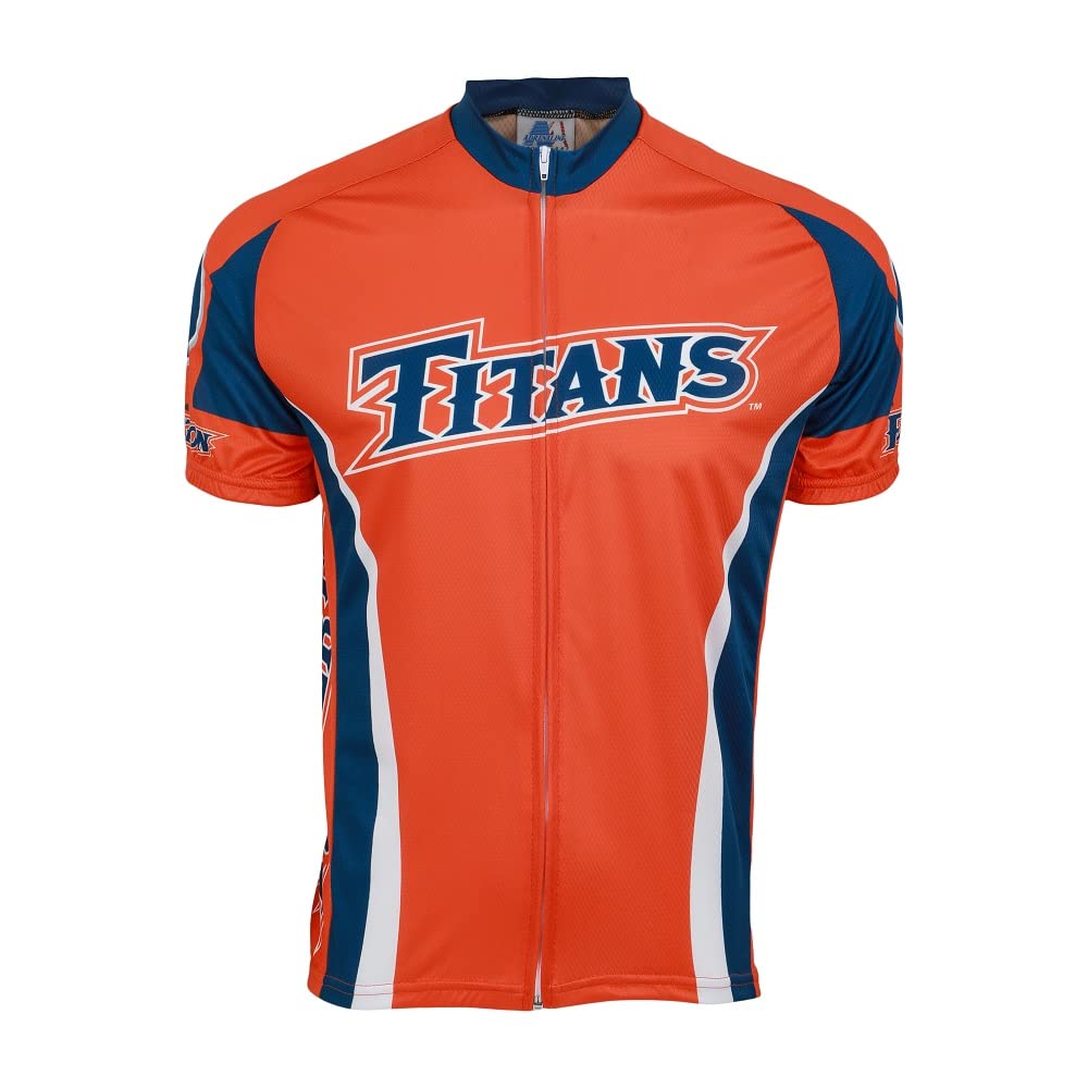 Cal State Fullerton Cycling Jersey - Men's & Women's Bike Jersey for Road & Mountain Biking - Breathable & Moisture-Wicking Performance Shirt for Cycling Enthusiasts - Perfect for Training, Racing & Outdoor Sports