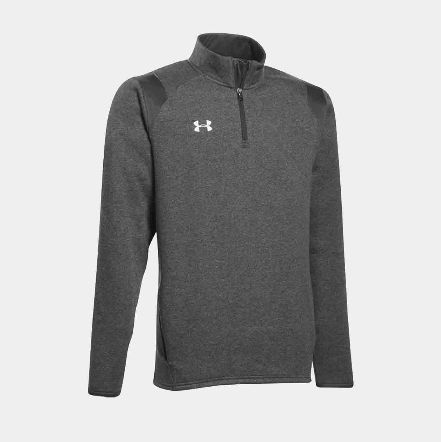 UA Hustle Fleece 1/4 Zip Pullover - Men's Lightweight Performance Quarter-Zip Fleece Jacket for Running, Training & Outdoor Activities