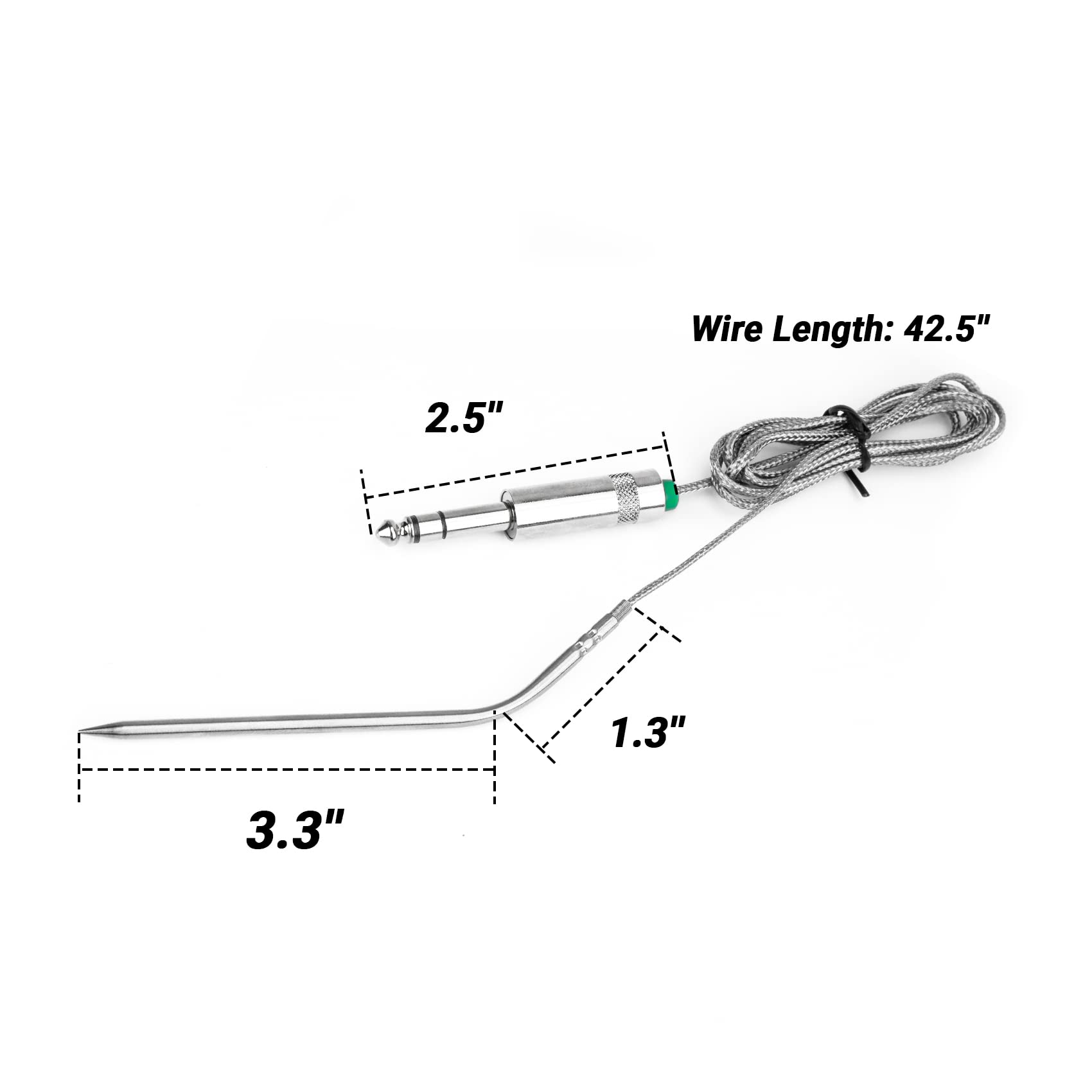 Stanbroil Grill Temperature Probe for Green Mountain Jim Bowie, Daniel Boone & Davy Crockett Pellet Grills | Replacement Part P-1035/GMGP40 | Perfect for Smoking, Grilling & BBQ Cooking