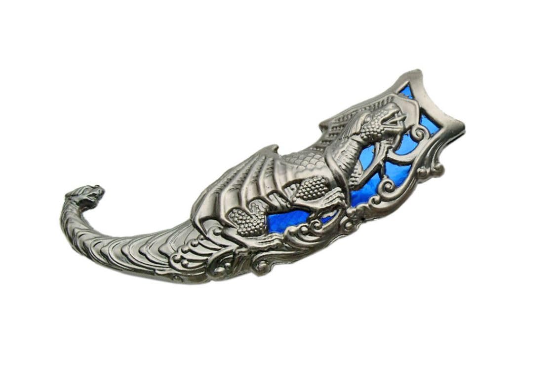 Szco Supplies 211155-BL Small Blue Dragon Dagger - Perfect for Cosplay, Costume Accessories & Collectible Display