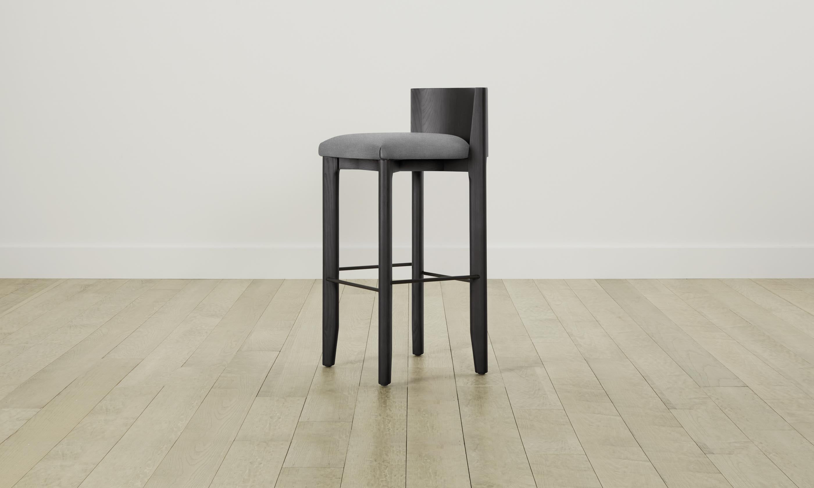 Delancey Bar & Counter Stool - Performance Mélange Weave Night - Modern Kitchen & Bar Stool for Home, Restaurant & Cafe Use