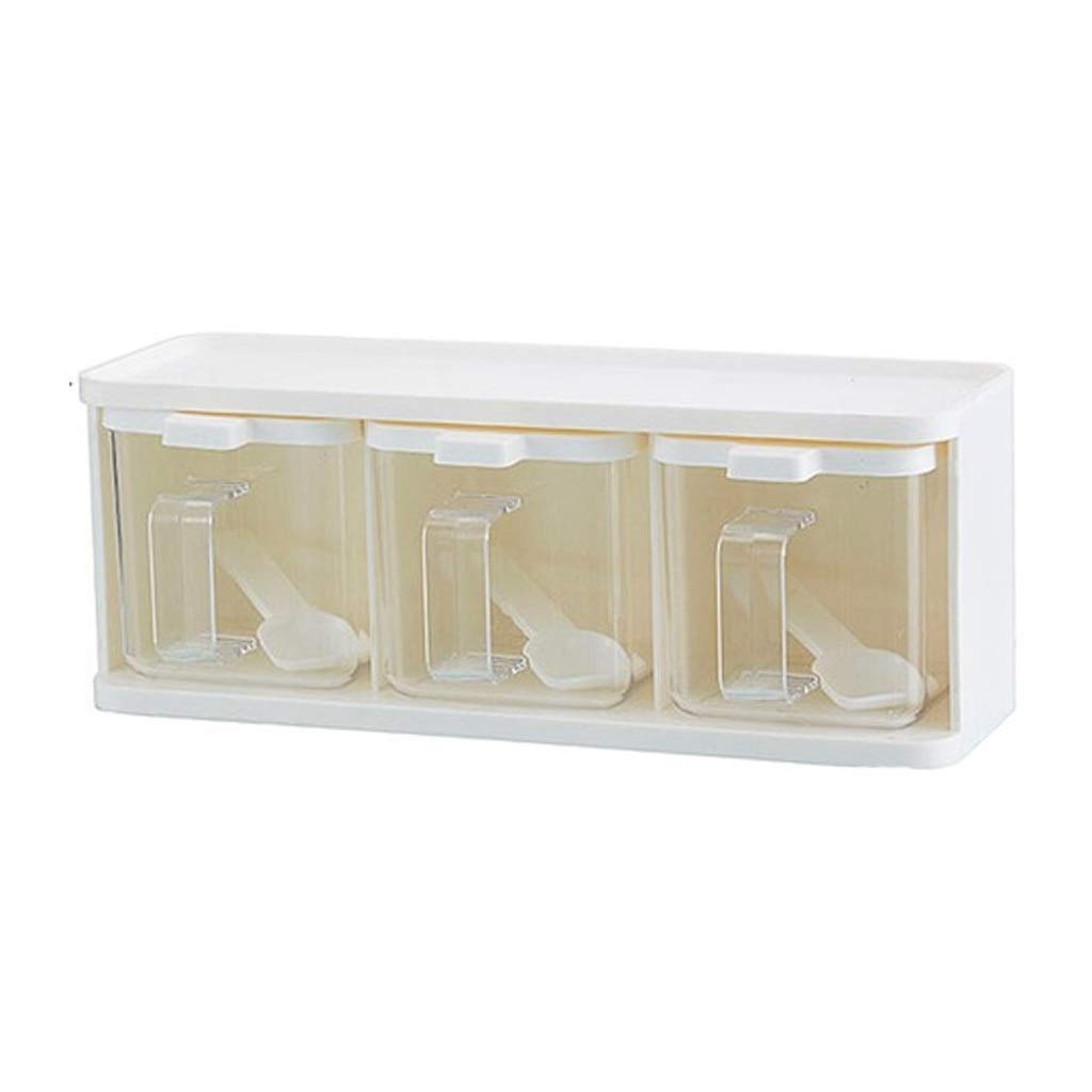 Premium Spice Storage Container with Handle & Spoon - Organize Seasonings, Salt, Sugar in Kitchen - Perfect for Spice Rack, Pantry & Cooking Essentials