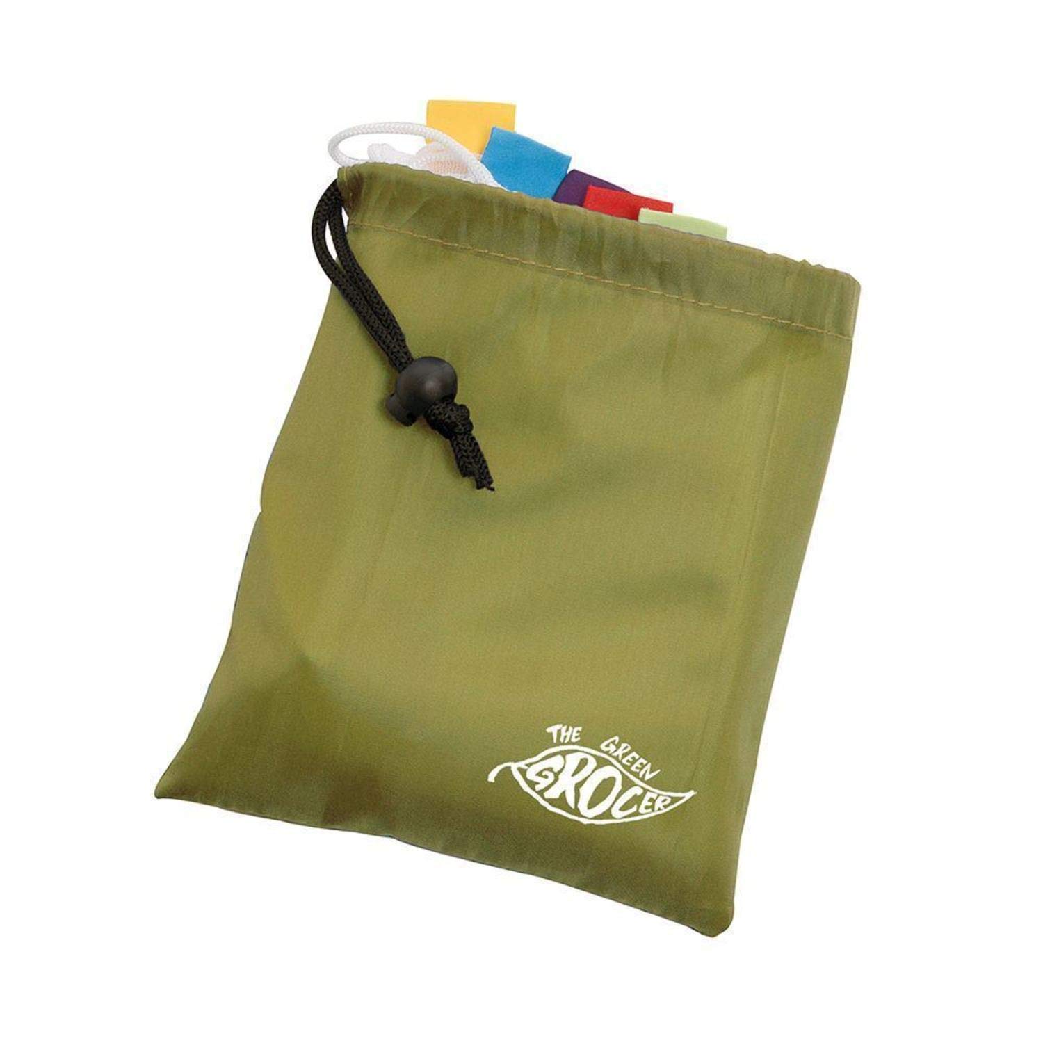 Eco-Friendly Reusable Fruit & Vegetable Grocery Bags Set of 5 - Washable Mesh Produce Bags for Farmers Market, Grocery Shopping & Food Storage