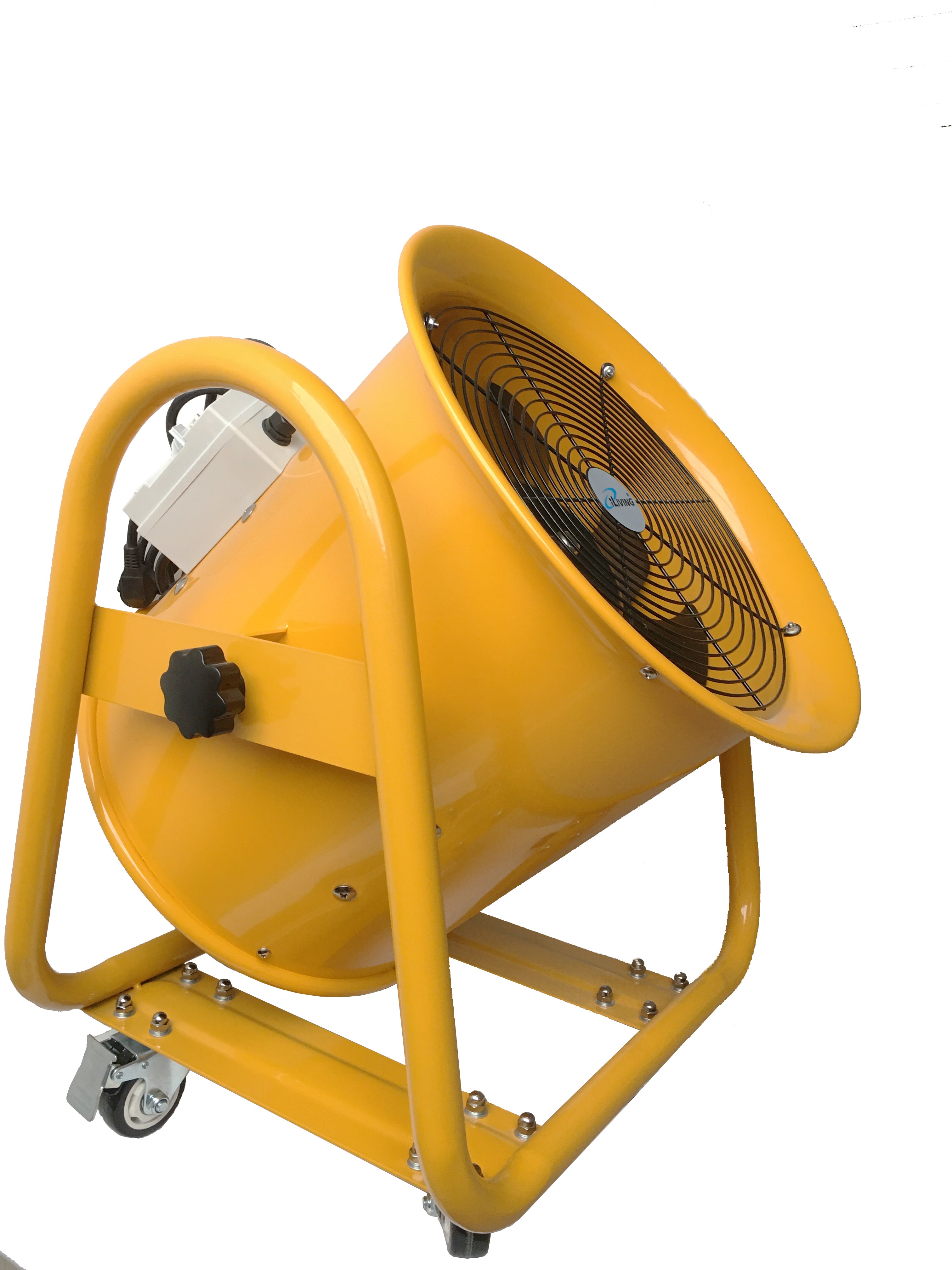 iLIVING ILG8VF16 16-Inch High Velocity Blower Fan - 4590 CFM, 3450 RPM Portable Industrial Exhaust Ventilator for Workshop, Garage, Warehouse & Construction Site Ventilation