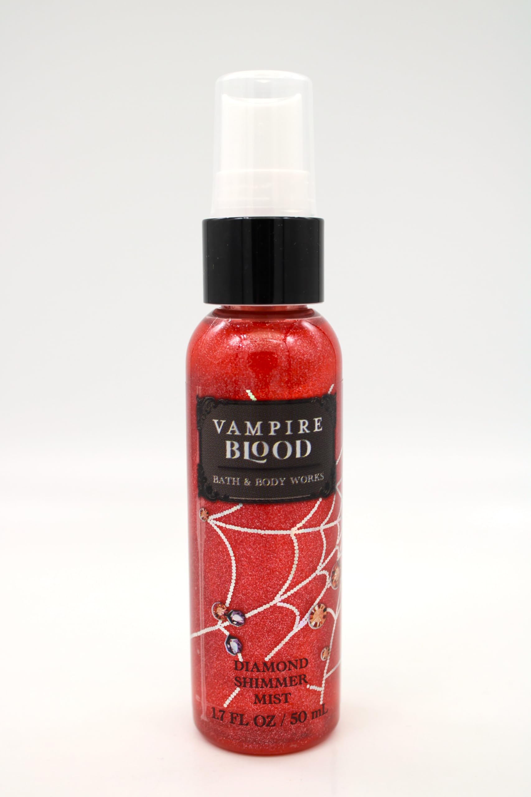 Vampire Blood Diamond Shimmer Body Mist - 1.7 fl oz Travel Size Bath & Body Spray for Halloween, Cosplay & Gothic Parties - Perfect for Costumes, Themed Events & Night Out Glow