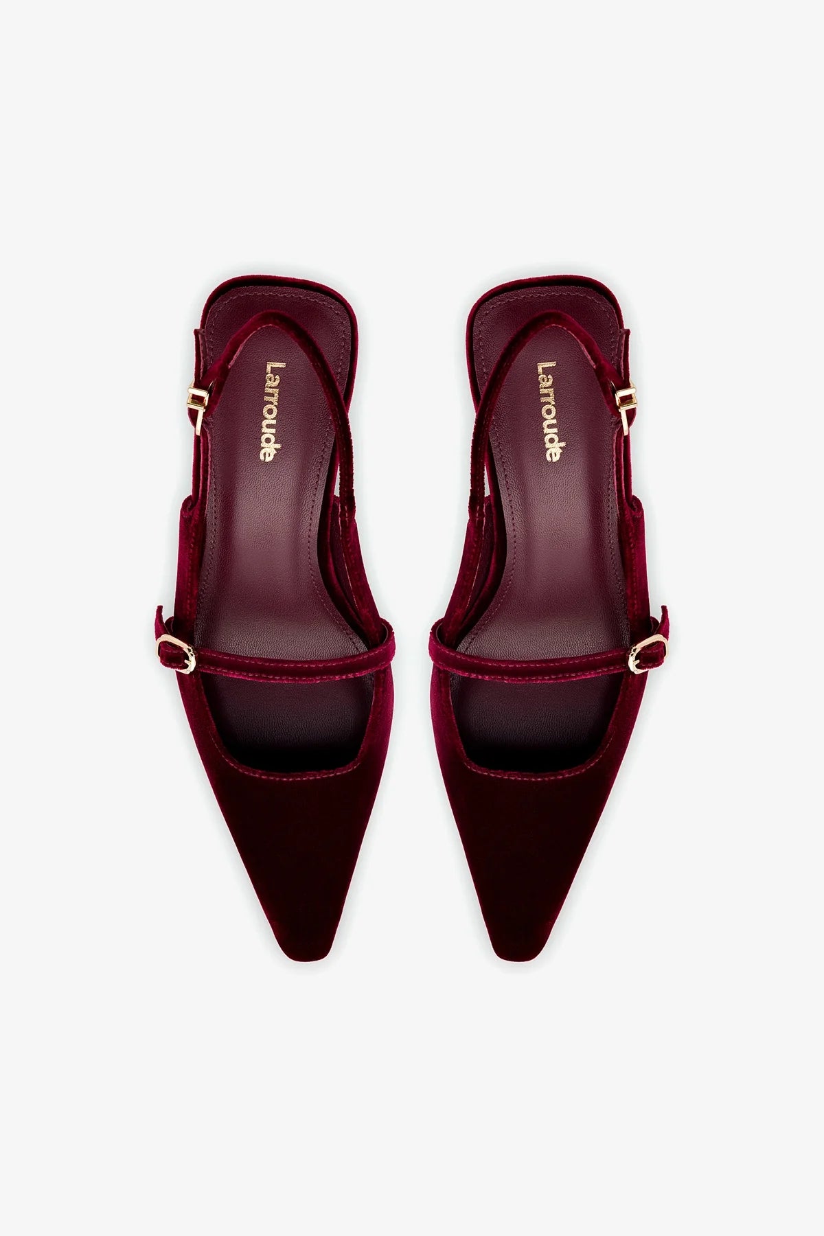 Ines Pump Women's Shoes - Elegant Wine Velvet Heels for Parties, Weddings & Special Occasions