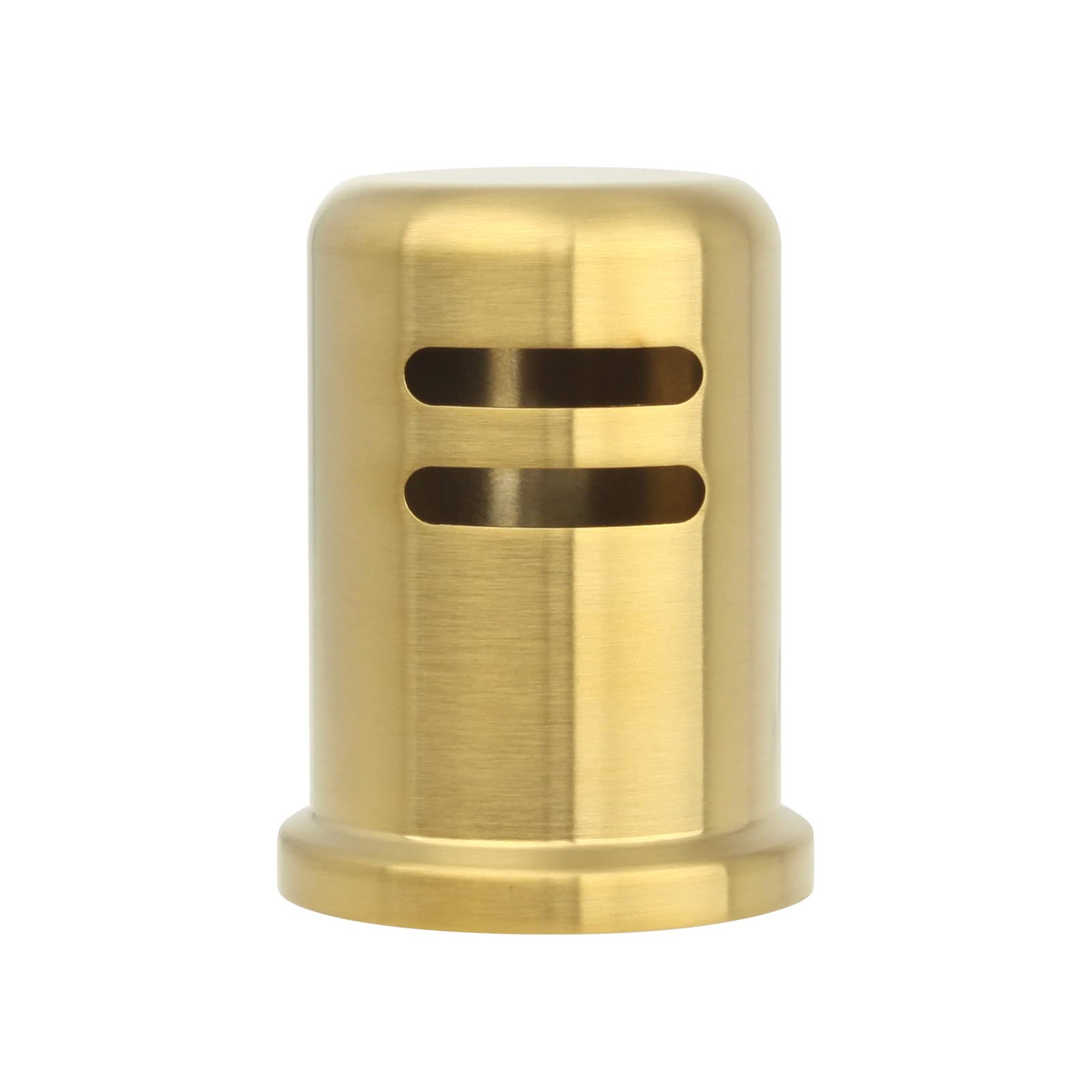 Akicon Brass Gold Kitchen Dishwasher Air Gap Cover - Replacement Air Gap Cap Compatible with Akicon Faucets | Perfect for Kitchen Sink, Dishwasher Installations & Plumbing Upgrades