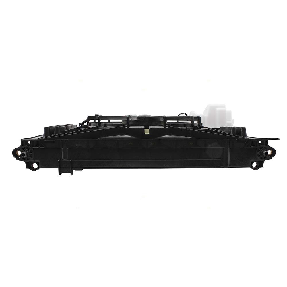 Brock Replacement Cooling Fan Assembly with Radiator Coolant Overflow Tank for 2014-2019 Toyota Corolla - Compatible with Part Numbers 163610T041, 163630T020, 16711-0T131, TO3115181 - Perfect for Engine Cooling System Repair and Maintenance
