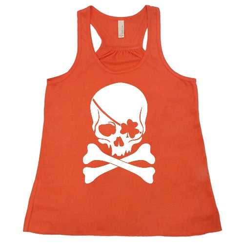 Shamrock Skull Graphic T-Shirt for Men & Women | St. Patrick's Day Party Outfit | Casual Streetwear & Festival Fashion