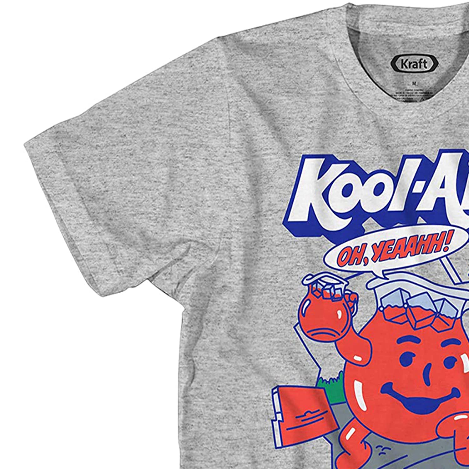 Kool-Aid Men's 'Oh Yeah' Graphic T-Shirt - Fun Drink Mix Inspired Casual Tee for Parties, Gaming & Pop Culture Fans