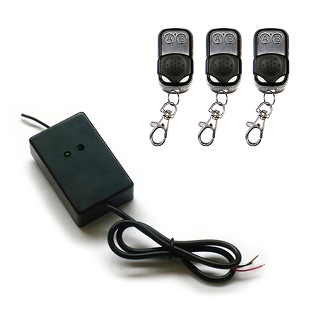 Aleko LM138 External Gate Receiver with 3 Remote Controls - Secure Driveway & Property Access for Homes, Farms & Commercial Buildings