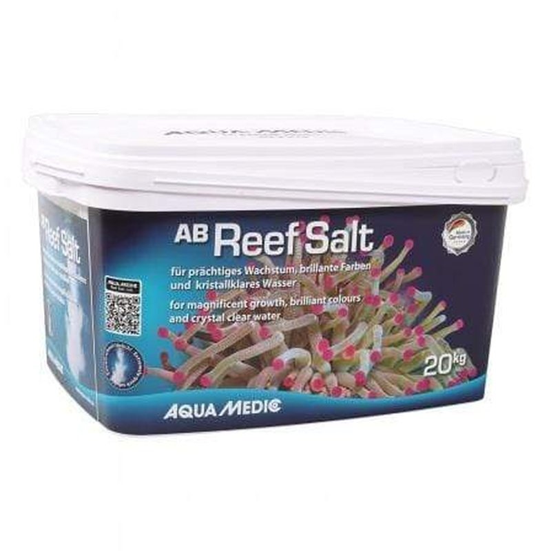 Aqua Medic Reef Salt 20kg (600L) - Premium Marine Aquarium Salt for Coral Reef Tanks, Fish & Invertebrates | Ideal for Saltwater Aquariums, Reef Tanks & Coral Growth