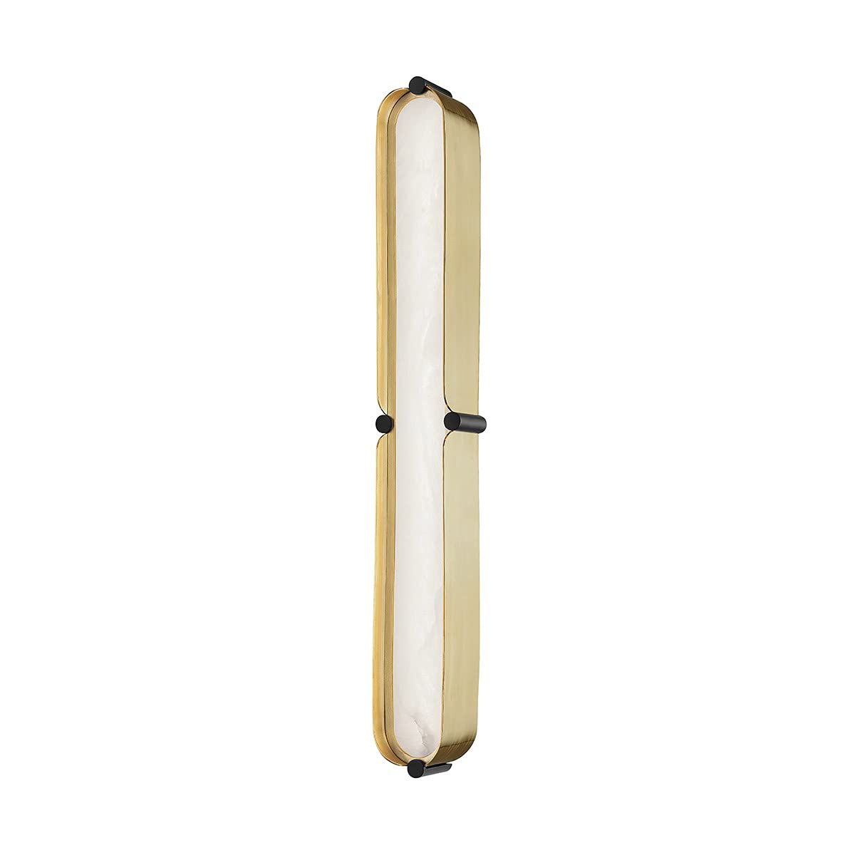 Vintage Brass & Black Finish Bathroom Vanity Light - 3