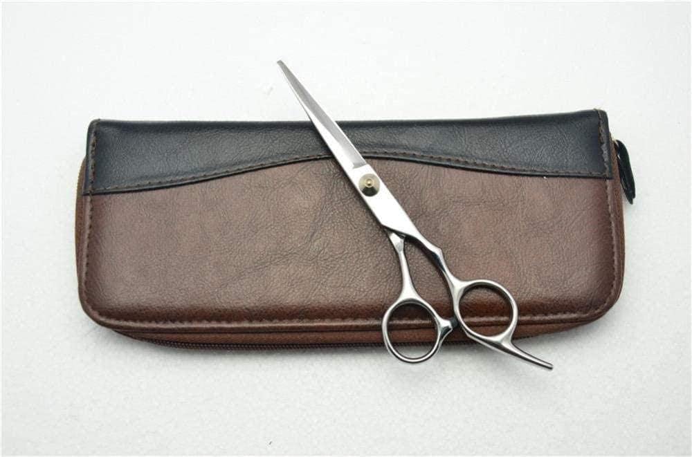 Professional Barber Scissors Set - 14cm Stainless Steel Hair Cutting & Thinning Scissors for Salon & Home Use - Pink Hairdressing Shears for Precision Styling & Hair Trimming