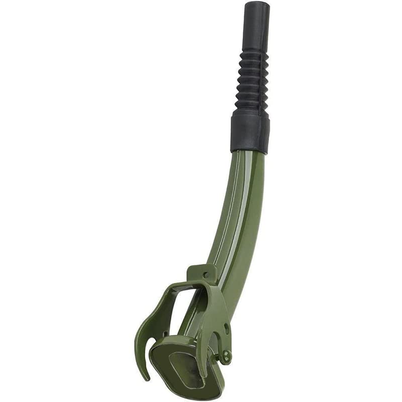 2 Pack Flexible Long-Nose Spout Steel Fuel Can Nozzle - Durable Gasoline Transfer Nozzle for Jerry Cans, Lawn Mowers, Generators & Emergency Fuel Storage - Leak-Proof Design for Easy Gasoline & Diesel Transfer