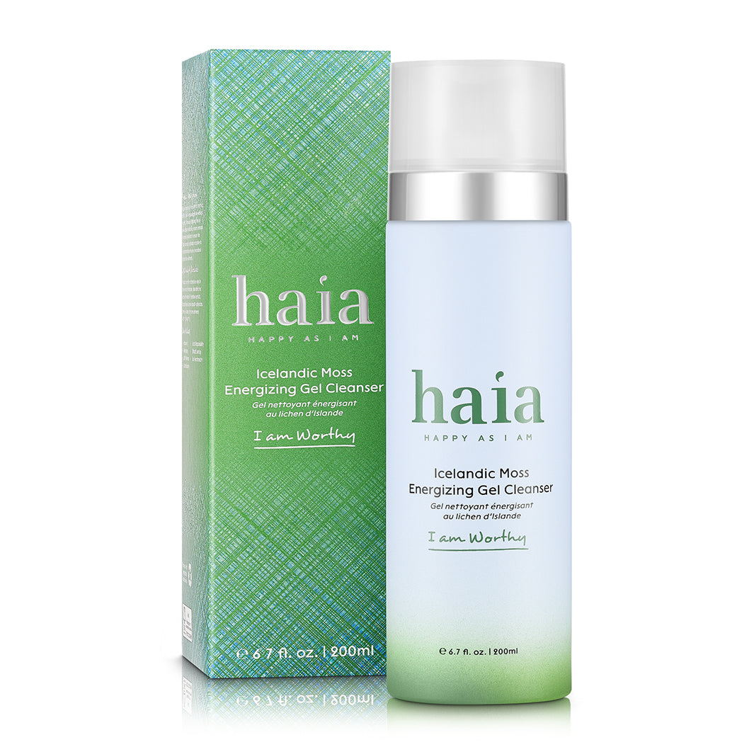 Icelandic Moss Energizing Gel Cleanser - Hydrating & Revitalizing Face Wash for Glowing Skin | Perfect for Morning & Night Skincare Routine