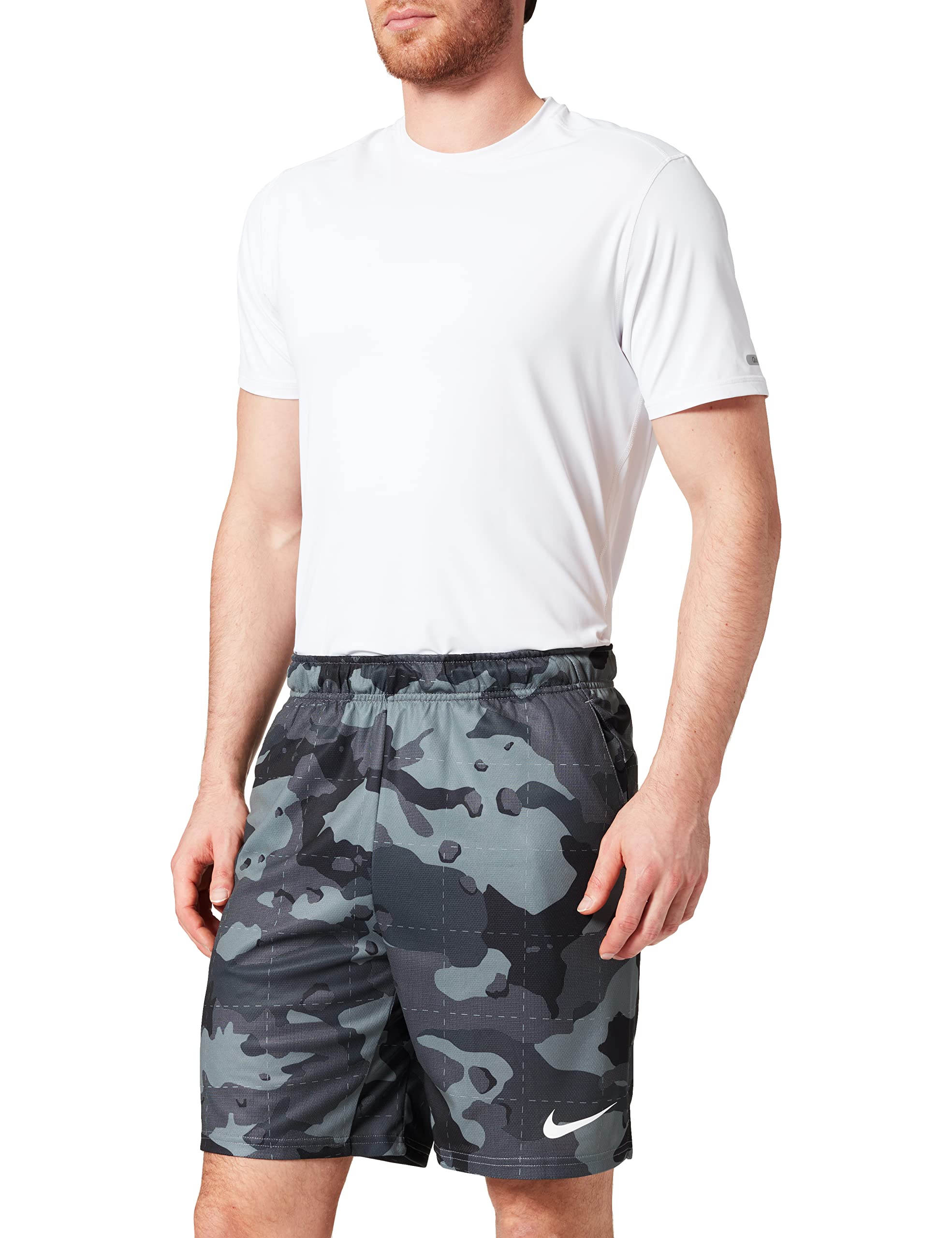 Nike Dri-FIT Men's Camouflage Training Shorts - Moisture-Wicking Workout Shorts for Gym, Running & Outdoor Sports