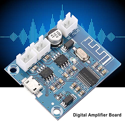 FTVOGUE Mini Bluetooth Amplifier Module 4.2, 5W+5W Stereo Speaker Digital Circuit Board - Perfect for DIY Audio Projects, Home Theater Systems & Portable Speakers