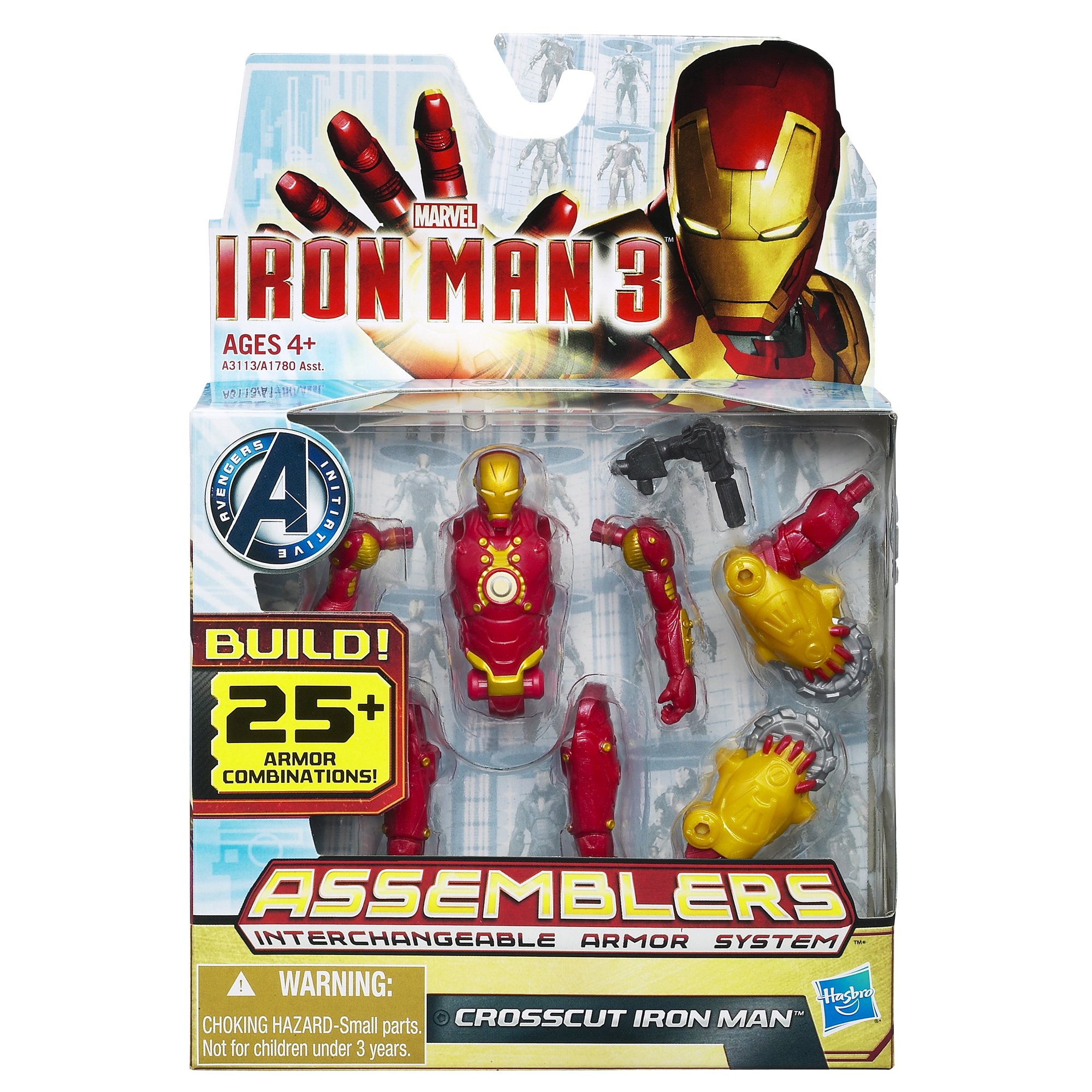 Marvel Iron Man 3 Assemblers Crosscut Action Figure - Collectible Superhero Toy for Kids & Adults - Perfect for Display, Gifts & Role Play Scenes